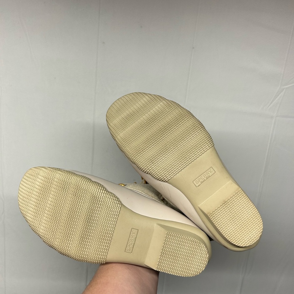 Sperry Women’s 8 Beige Wool Duck Boots - image 5